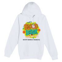 Retro Lab Week 2025 Blood Bank Team Mls Mlt Lab Scientist Premium Pullover Hoodie