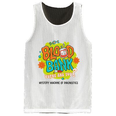 Retro Lab Week 2025 Blood Bank Team Mls Mlt Lab Scientist Mesh Reversible Basketball Jersey Tank