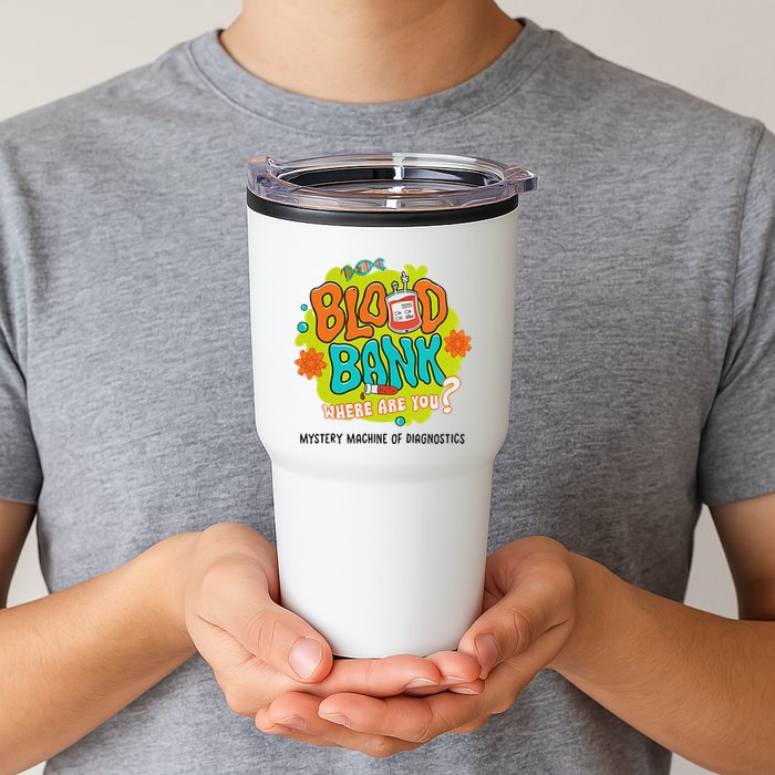 Retro Lab Week 2025 Blood Bank Team Mls Mlt Lab Scientist Tumbler