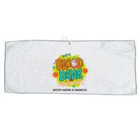 Retro Lab Week 2025 Blood Bank Team Mls Mlt Lab Scientist Large Microfiber Waffle Golf Towel