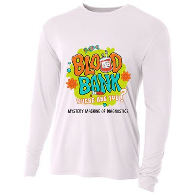 Retro Lab Week 2025 Blood Bank Team Mls Mlt Lab Scientist Cooling Performance Long Sleeve Crew