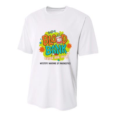 Retro Lab Week 2025 Blood Bank Team Mls Mlt Lab Scientist Youth Performance Sprint T-Shirt