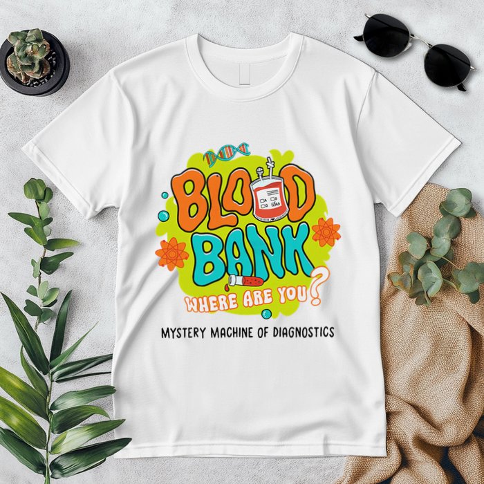 Retro Lab Week 2025 Blood Bank Team Mls Mlt Lab Scientist Premium T-Shirt