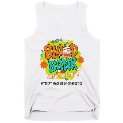 Retro Lab Week 2025 Blood Bank Team Mls Mlt Lab Scientist Tank Top