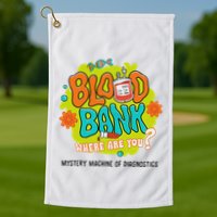 Retro Lab Week 2025 Blood Bank Team Mls Mlt Lab Scientist Golf Towel
