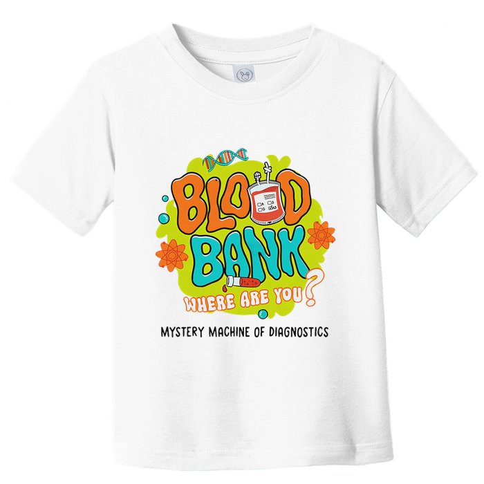 Retro Lab Week 2025 Blood Bank Team Mls Mlt Lab Scientist Toddler T-Shirt