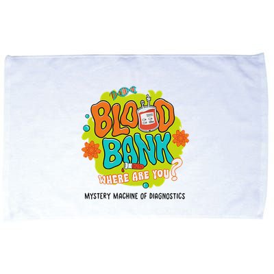Retro Lab Week 2025 Blood Bank Team Mls Mlt Lab Scientist Microfiber Hand Towel