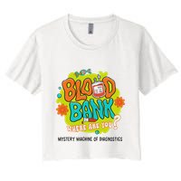 Retro Lab Week 2025 Blood Bank Team Mls Mlt Lab Scientist Crop Top