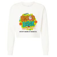 Retro Lab Week 2025 Blood Bank Team Mls Mlt Lab Scientist Cropped Pullover Crew