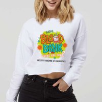 Retro Lab Week 2025 Blood Bank Team Mls Mlt Lab Scientist Cropped Pullover Crew
