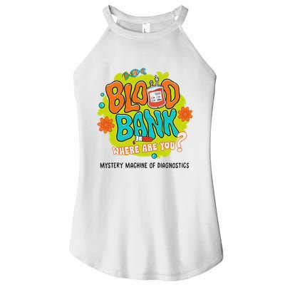 Retro Lab Week 2025 Blood Bank Team Mls Mlt Lab Scientist Women's Perfect Tri Rocker Tank