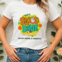 Retro Lab Week 2025 Blood Bank Team Mls Mlt Lab Scientist Womens T-Shirt