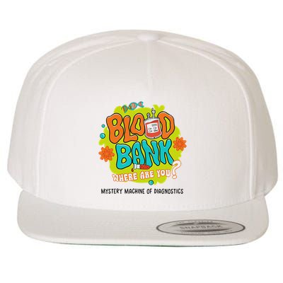Retro Lab Week 2025 Blood Bank Team Mls Mlt Lab Scientist Wool Snapback Cap