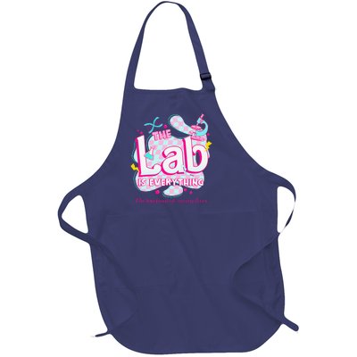 Retro Lab Week 2024 Medical Lab Tech Team Patient Care Tech Full-Length Apron With Pockets