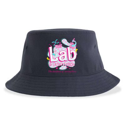 Retro Lab Week 2024 Medical Lab Tech Team Patient Care Tech Sustainable Bucket Hat