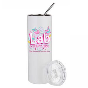 Retro Lab Week 2024 Medical Lab Tech Team Patient Care Tech Stainless Steel Tumbler