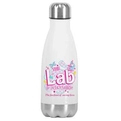 Retro Lab Week 2024 Medical Lab Tech Team Patient Care Tech Stainless Steel Insulated Water Bottle