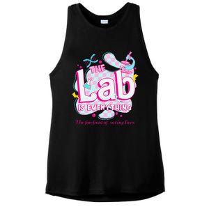 Retro Lab Week 2024 Medical Lab Tech Team Patient Care Tech Ladies PosiCharge Tri-Blend Wicking Tank