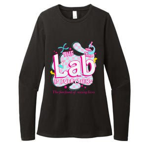 Retro Lab Week 2024 Medical Lab Tech Team Patient Care Tech Womens CVC Long Sleeve Shirt