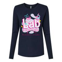 Retro Lab Week 2024 Medical Lab Tech Team Patient Care Tech Womens Cotton Relaxed Long Sleeve T-Shirt