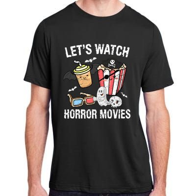 Retro Lets Watch Horror Movies Costume Halloween Adult ChromaSoft Performance T-Shirt