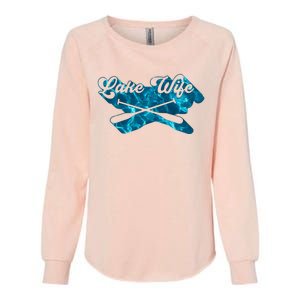 Retro Lake Wife Cute Bachelorette Party Womens California Wash Sweatshirt