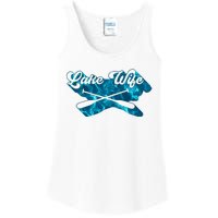 Retro Lake Wife Cute Bachelorette Party Ladies Essential Tank