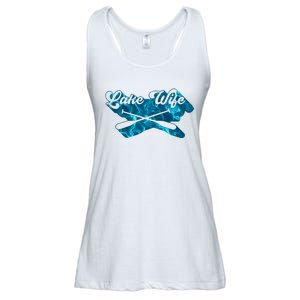 Retro Lake Wife Cute Bachelorette Party Ladies Essential Flowy Tank