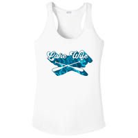 Retro Lake Wife Cute Bachelorette Party Ladies PosiCharge Competitor Racerback Tank