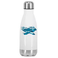 Retro Lake Wife Cute Bachelorette Party Stainless Steel Insulated Water Bottle