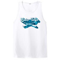 Retro Lake Wife Cute Bachelorette Party PosiCharge Competitor Tank