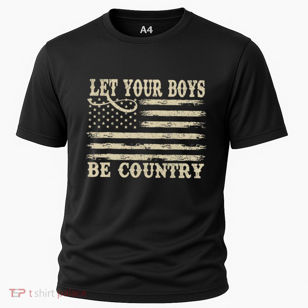 Retro Let Your Boy Be Country Performance Shirt