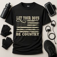 Retro Let Your Boy Be Country Cooling Performance Crew T-Shirt