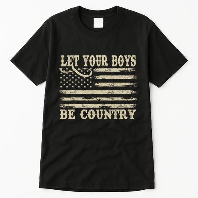 Retro Let Your Boy Be Country Tall T-Shirt