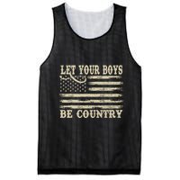 Retro Let Your Boy Be Country Mesh Reversible Basketball Jersey Tank