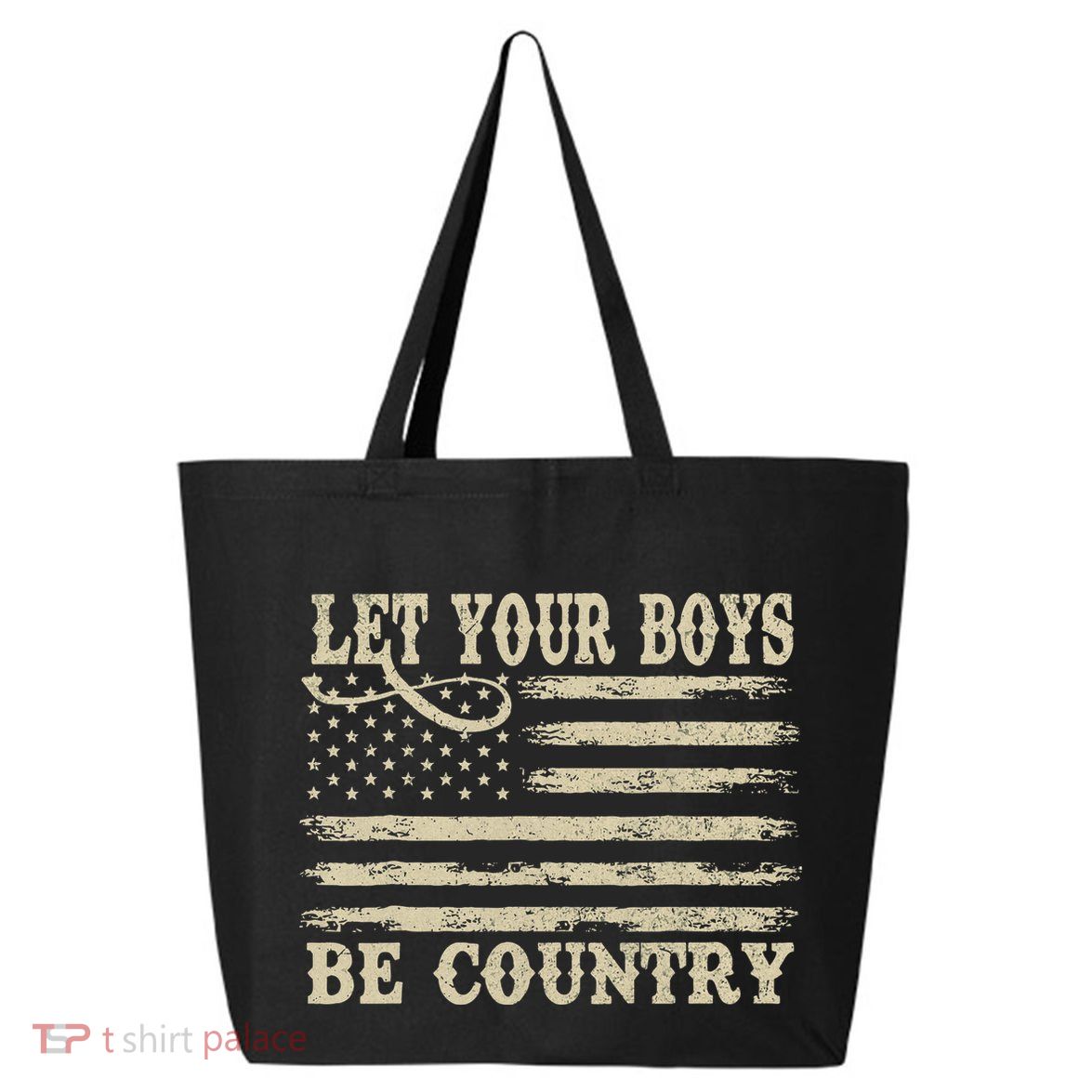 Retro Let Your Boy Be Country 25L Jumbo Tote
