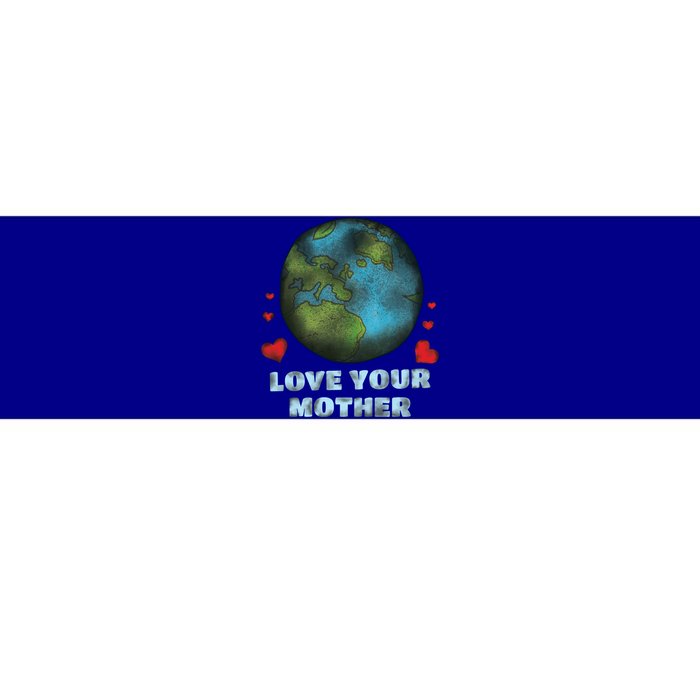 Retro Love Your Mother Save Planet Hour Day Earth Gift Bumper Sticker