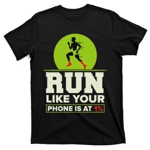 Run Like Your Phone 1 Cross Country Xc T-Shirt