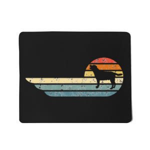 Retro Labrador Yellow Lab Golden Black Lab Chocolate Mousepad