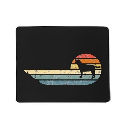 Retro Labrador Yellow Lab Golden Black Lab Chocolate Mousepad