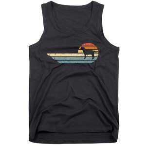 Retro Labrador Yellow Lab Golden Black Lab Chocolate Tank Top