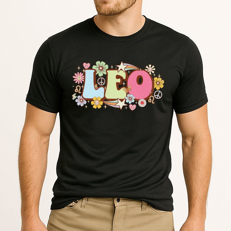 Retro Leo Zodiac Sign astrology July August Birthday Leo Cooling Performance Crew T-Shirt