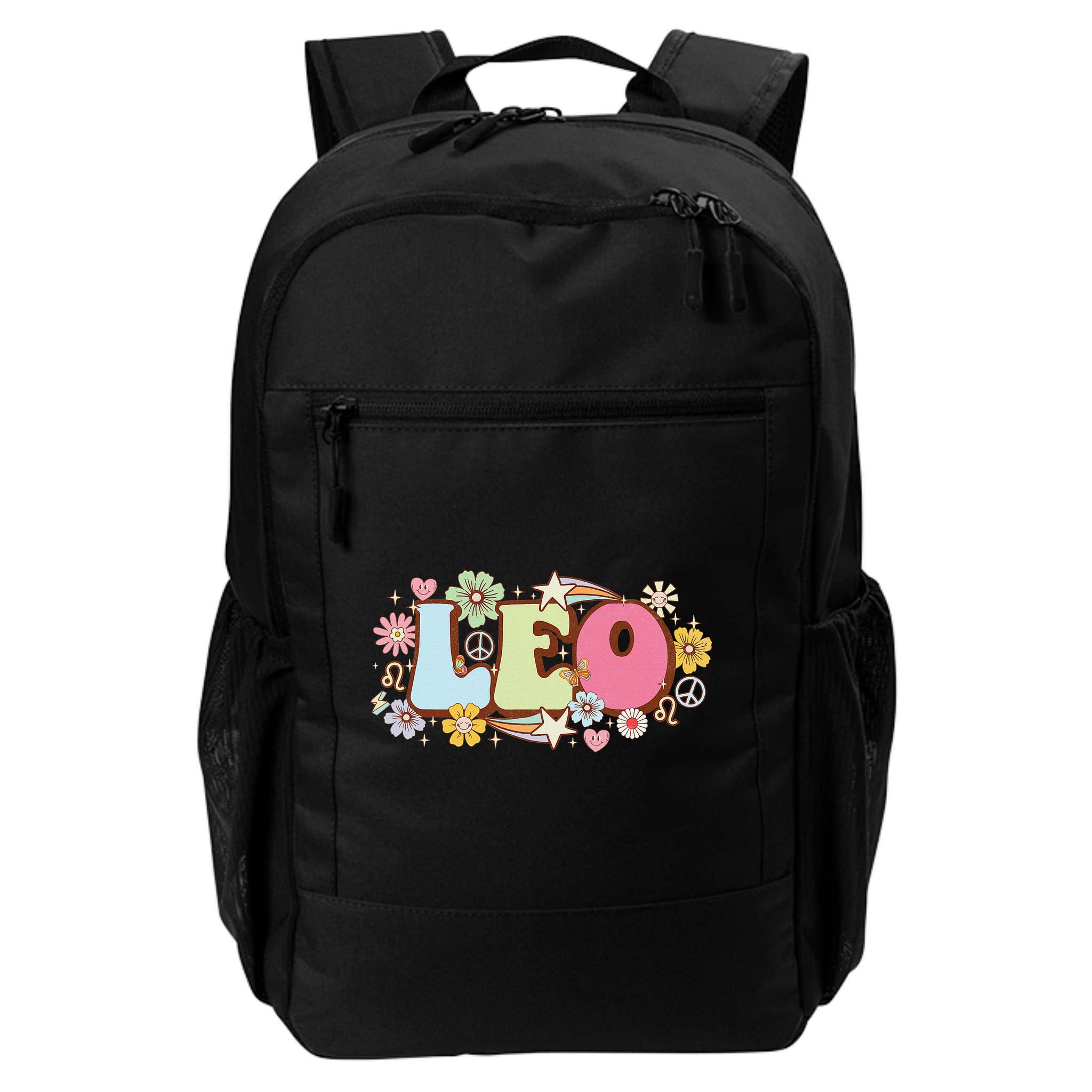 Retro Leo Zodiac Sign astrology July August Birthday Leo Backpack
