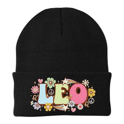 Retro Leo Zodiac Sign astrology July August Birthday Leo Beanie