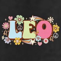 Retro Leo Zodiac Sign astrology July August Birthday Leo Beanie