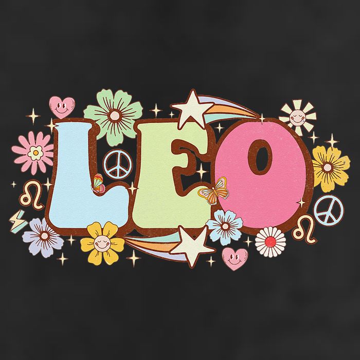 Retro Leo Zodiac Sign astrology July August Birthday Leo Beanie