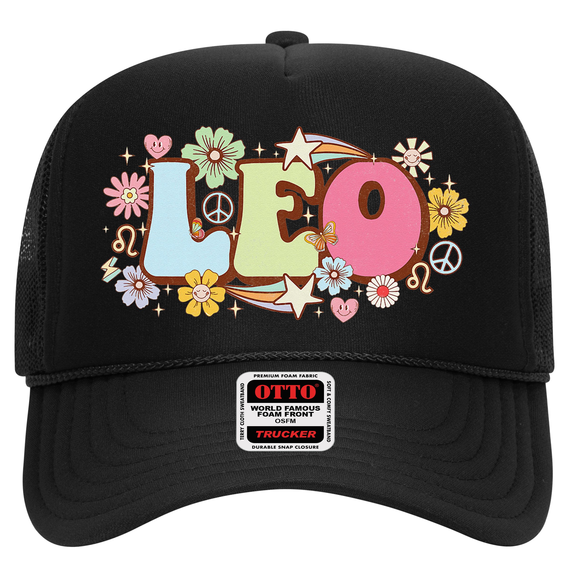 Retro Leo Zodiac Sign astrology July August Birthday Leo Hat