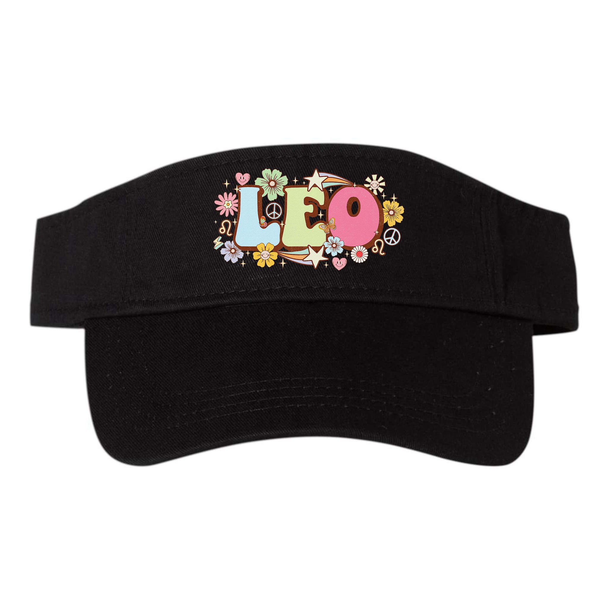 Retro Leo Zodiac Sign astrology July August Birthday Leo Visor