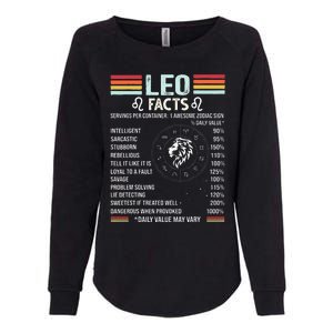 Retro Leo Zodiac Sign Astrology July August Birthday Leo Womens California Wash Sweatshirt