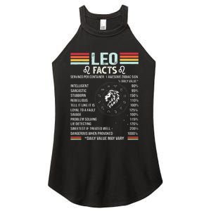 Retro Leo Zodiac Sign Astrology July August Birthday Leo Women's Perfect Tri Rocker Tank